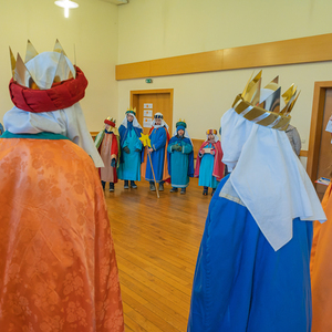 Die Sternsinger*innen waren in der Pfarre Kirchdorf an der Krems unterwegs
